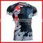 2015 Professional Fitness Wear Black Compression Shirt for Training/Yoga