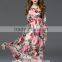 High quality hot selling women's printing elegant long dress