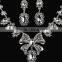 High quality red crystal jewelry set Sexy bridal jewelry set for weeding party