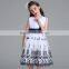 New arrival kids embroidered dress latest party wear dresses for girls#L9056