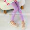New fashion blank candy color cotton kids girl leggings