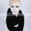 Autumn and winter feathers warm scarf scarf monochrome polo cashmere