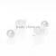 925 Sterling Silver Earring Findings Ear Studs Round Ball Bright Sparkly Silver 14mm x 3mm