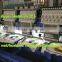 fushun 1204 4heads 12colors tubular cap t shirt computerized embroidery machine