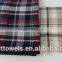 Scottish grid cotton towel