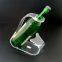 Wholesale Single Bottle Holder Plexiglass Wine Rack Whiskey Display Stand