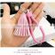 PU Leather Tassel Charm Key Chain Ring Handbag Ornament Women Bag Accessory