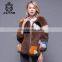 Weaving style real fox fur short coat