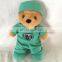 Wholesale Cheap Custom LOGO Stuffed Soft Toy Plush Uniform Teddy Bear