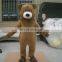 2016 Super soft plush bear mascot costume adult bear costume