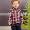 T-BSS006 Fashion Boys Beautiful Plain Flannel Cotton Shirts