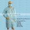 disposable lab coat with zipper