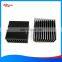 custom black anodized extruded aluminum profile heatsink