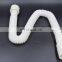 Factory price bathroom accessories best sales PVC flexible waste drain pipe waste pipe