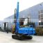 Crawler type hydraulic hammer pile driver solar ramming machine for solar project