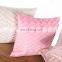 Amazon Best Seller Pink Ins Soft Velvet Wrinkle Throw Pillow Cushion For Home