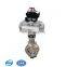 Center Line Wafer Butterfly Valve With Pneumatic With Limit switch Locator solenoid valve