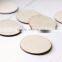 Custom Made Unpainted Wooden Circle,small Wood Coaster