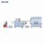 roll to roll flatbed silk screen machine for PET plastic film