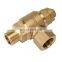 3/4" Brass ferrule valve