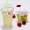 10oz disposable jelly cup, plastic cup, factory-made PET cup, fruit container