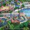 Architectural plastic scale model , water park miniature building model