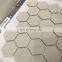 internal and external decoration 270x282 mm big size hexagon swimming pool  mosaic tiles Chinese tiles