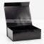 Glossy laminated wholesale stock 25pcs black magnetic closure gift box wholesale