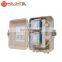 MT-1413 Wholesale wall mount type outdoor PC plastic 32 core small FTTH access fiber optic distribution cabinet
