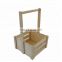 Popular European style used wooden basket crates for fruits vegetables