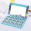 Empty 20 Hole Color Eyeshadow Palette Cardboard Top Quality Makeup Blush Pan Paper Packaging Custom Printed