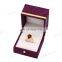 New arrival hot selling custom leather jewelry box custom logo ring jewelry box