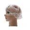 Cleanroom Disposable White Bouffant Head Cap Women's Bouffant Caps