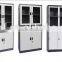 (DL-GC2)Metal Bookcase with Glass Sliding Doors/ Sliding Glass Door Filing Cabinet/Steel Lockable Files Cabinet with Glass Door