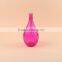 colorful stripe glass flower vase