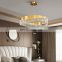 Luxury LED Chandelier New Modern Crystal Hanging Lamp For Dining Living Room Decor Led Round Pendant Light