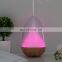 Hot Selling 7 Color Changing Led Light Humidifier Aroma Diffuser 120ml Wooden Base Air Ultrasonic Humidifier
