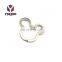 Unique Design Stainless Steel Flat Mickey Mouse Shape Split Key Ring Small Metal For Keychain