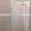 White Wood Vein Marble Stone Shower Wall Panel , Marble Tub Surround Panels