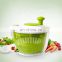 Large capacity household kitchen organizer new design manual plastic fruit mixer salad dryer vegetable spinner washer