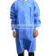 High Quality Disposable Lab Coat Protective Clothing Non-woven Job Working Clothes Gown PP SMS