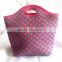 2016 woman new design tote bag ,shopping bag for girls and mothers neoprene bag