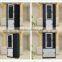 China Classic File Cabinet Black Body And White Door Filing Cupboard/sliding Door steel Cabinet WIith Key Lock