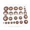 Professional Soprano Saxophone Brown Leather Pad