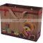 Bear cartoon kraft paper bag, Holiday gift paper bag, Upscale shopping paper bag