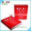 Film Lamination Surface Finish and Sewn Binding hardcover book printing
