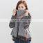 New Arrival Winter Ladies Fashion Fringe Tassel Chervon Pattern Russian Shawls Scarf