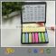 high grade colorful custom leather cover sticky notepad with calendar