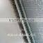 Aluminum sliding window weather strip with fin