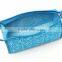 Promotional Blue Satin cosmetic bags